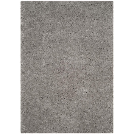 Safavieh Polar Shag Power Loomed Medium Rectangle Area Rug, Silver - 6 ft.-7 in. x 9 ft.-2 in. PSG800D-7